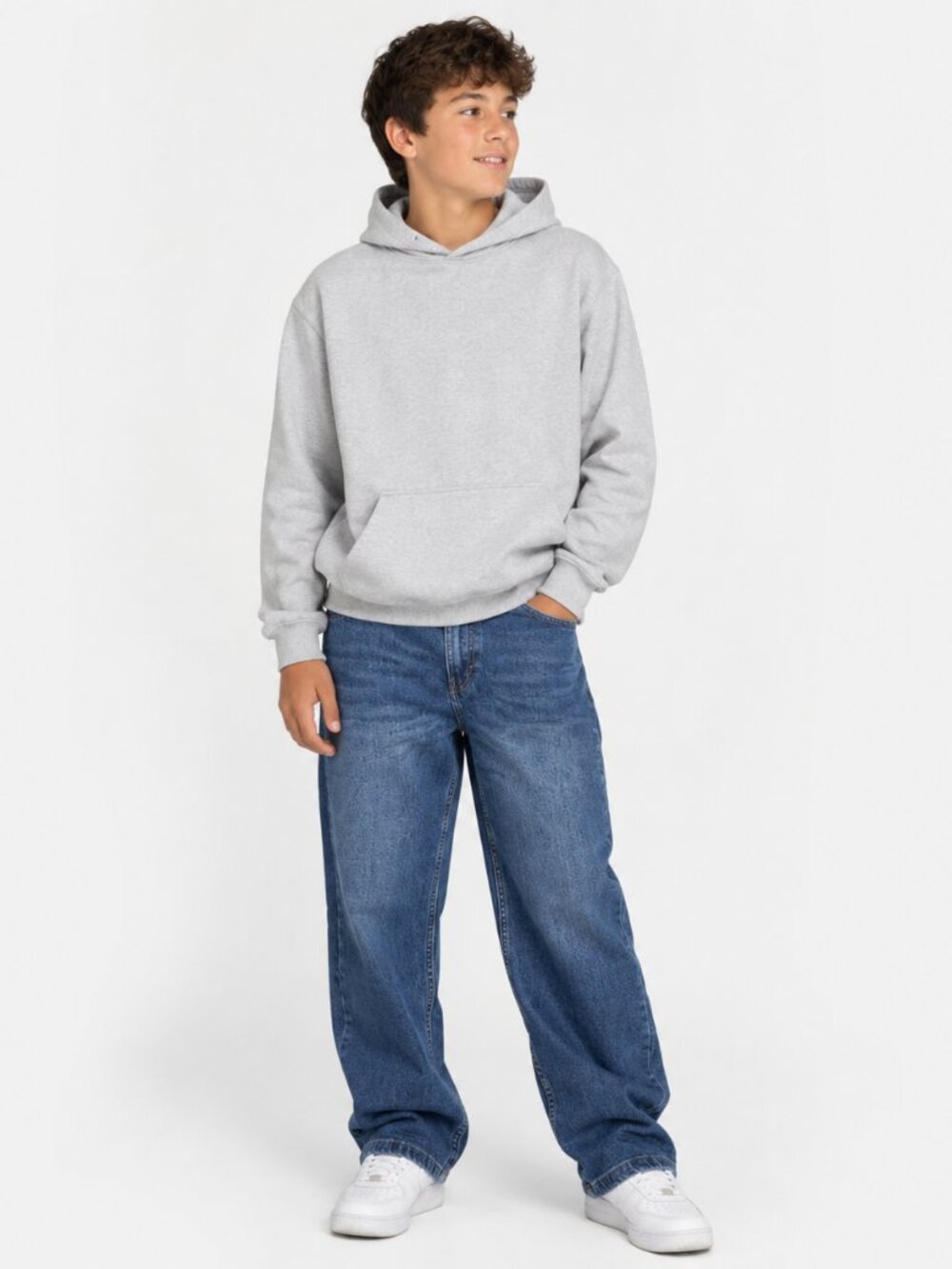 Wonder Nation Boys Relaxed Jeans Size 14 Husky Blue Adjustable Waist NWT Denim